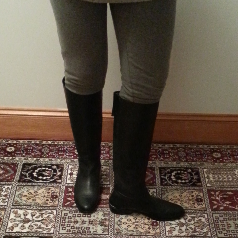 Coach Size 5.5 Black Knee high boots